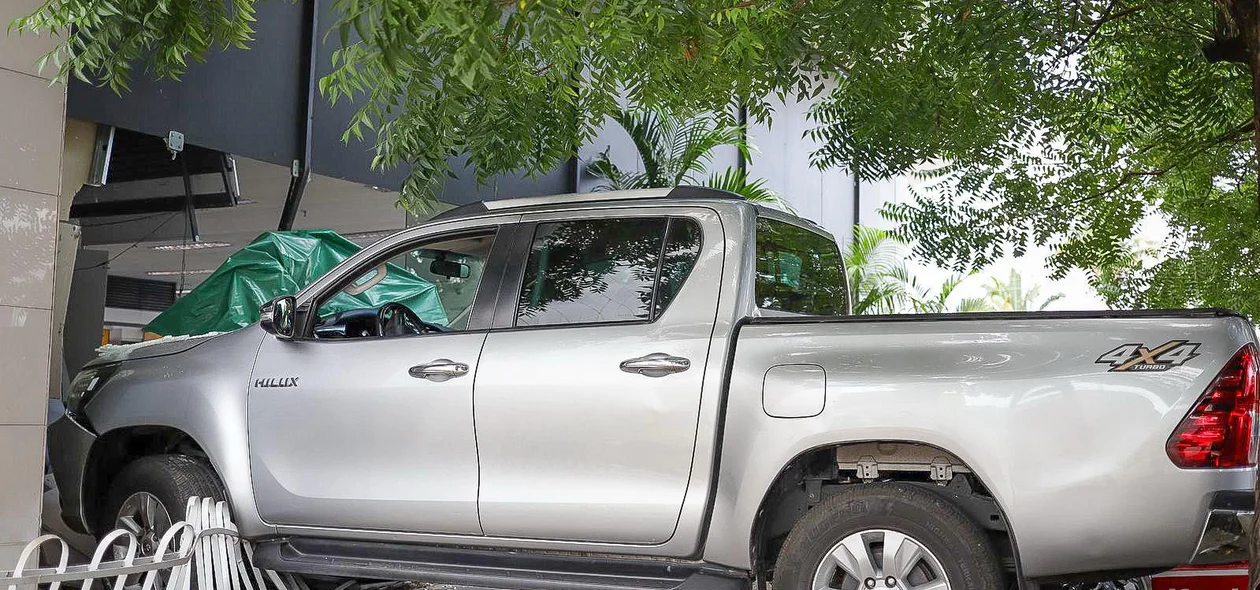 Hilux do acidente