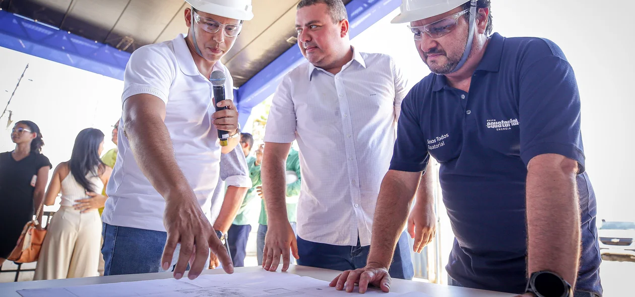 Humberto Soares e a equipe da Equatorial