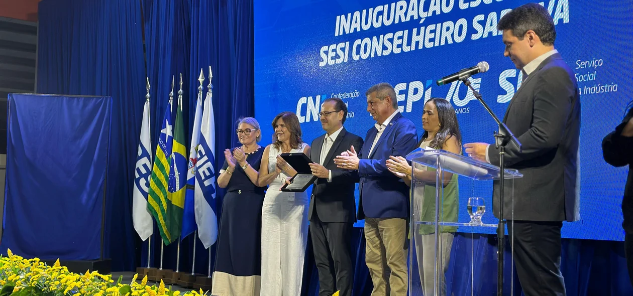 Inauguração da Escola SESI Conselheiro Saraiva foi prestigiada por autoridades