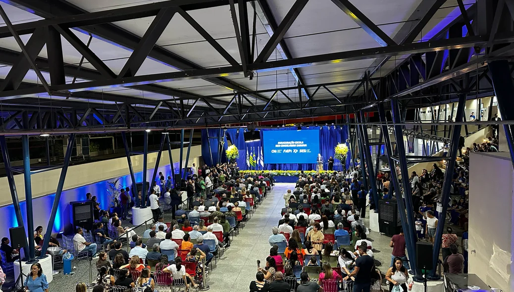 Inauguração do colégio SESI