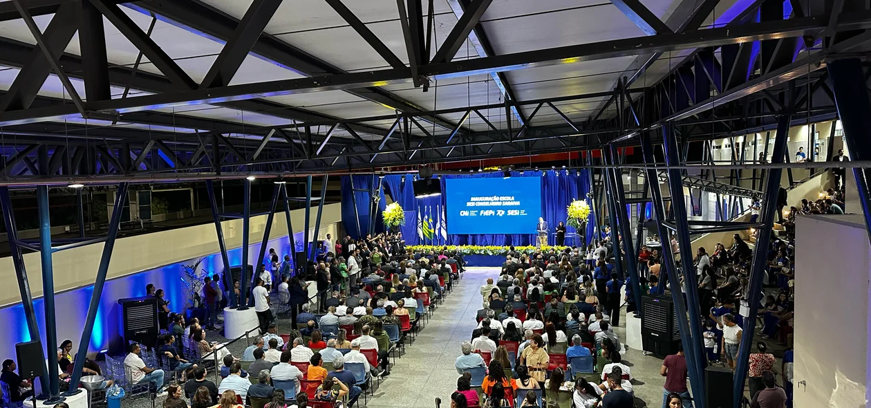 Inauguração do colégio SESI