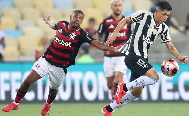 Jogadores do Flamengo e Botafogo foram suspensos após briga em clássico