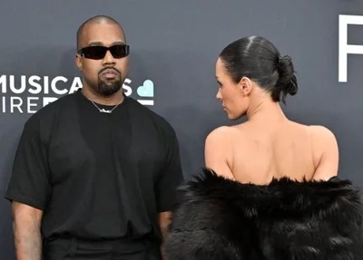 Kanye West e Bianca no Grammy