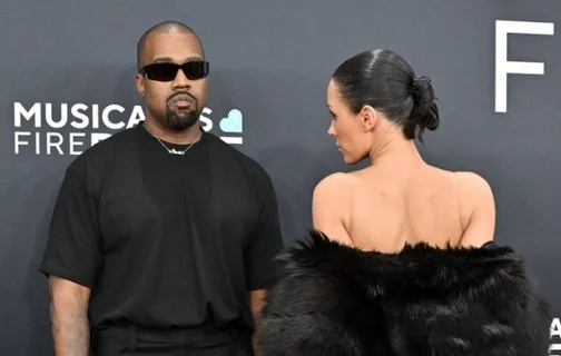 Kanye West e Bianca no Grammy