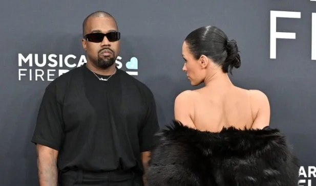 Kanye West e Bianca no Grammy