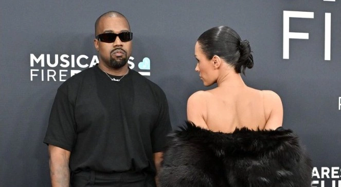 Kanye West e Bianca no Grammy