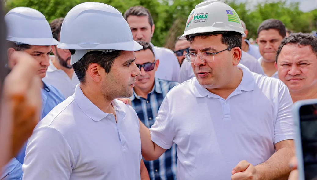 Leonardo Sobral e governador Rafael Fonteles