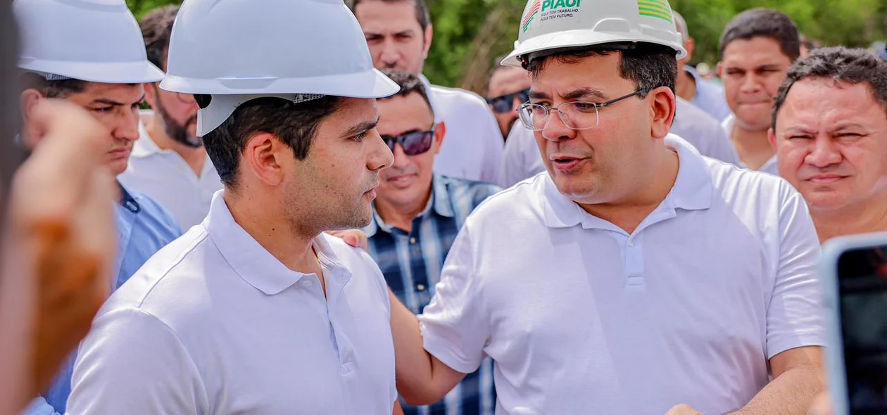 Leonardo Sobral e governador Rafael Fonteles