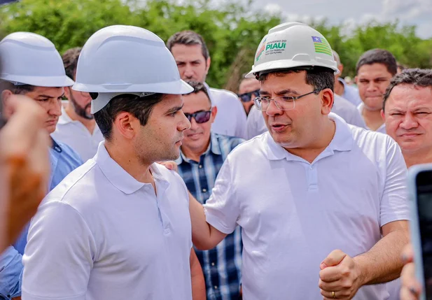 Leonardo Sobral e governador Rafael Fonteles