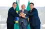 Lula com Hugo Motta e Davi Alcolumbre