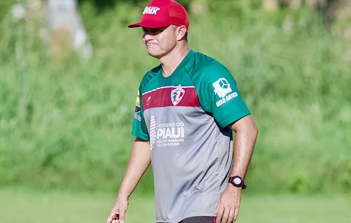 Marcinho Guerreio, técnico do Fluminense-PI