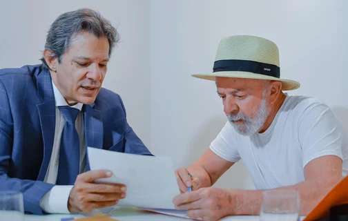 Ministro Fernando Haddad e Presidente Lula