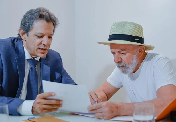 Ministro Fernando Haddad e Presidente Lula