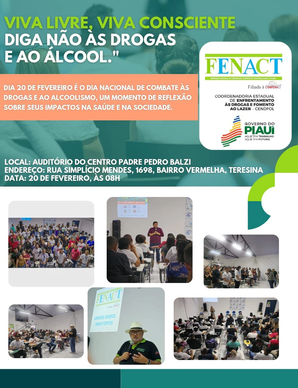 O evento da Fenact ocorrerá dia 20