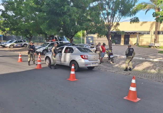 Operação realizada no final de semana pela PM em Teresina