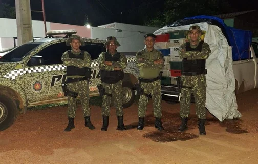 Polícia Militar apreende uma tonelada de peixe ilegal