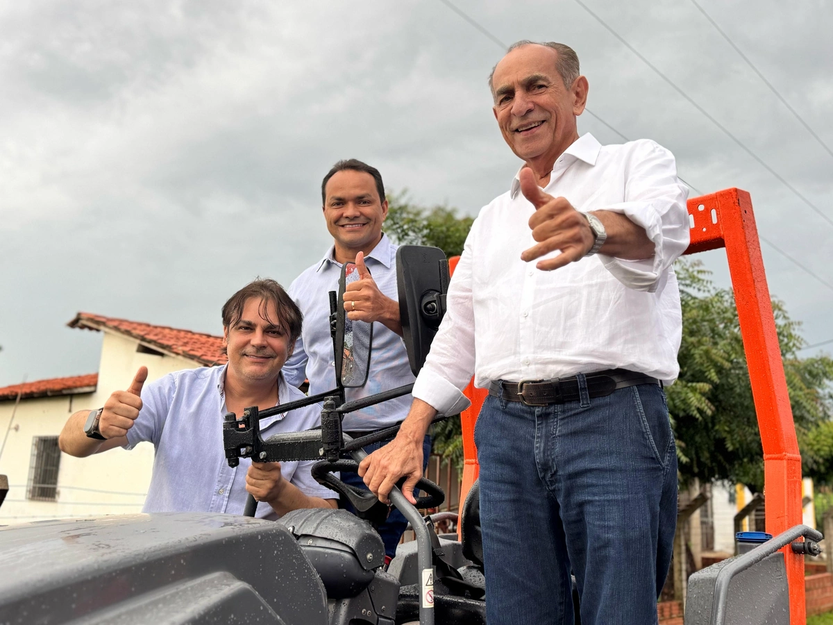 Prefeito Pedro Gomes e senador Marcelo Castro