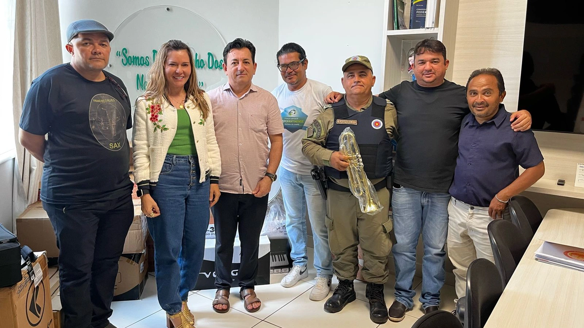 Prefeitura de Esperantina realiza encontro para formação da banda mirim