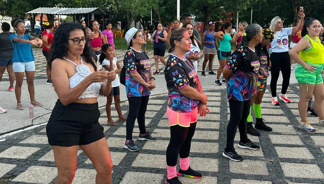 Público em peso na 5ª edição do Ginástica na Praça