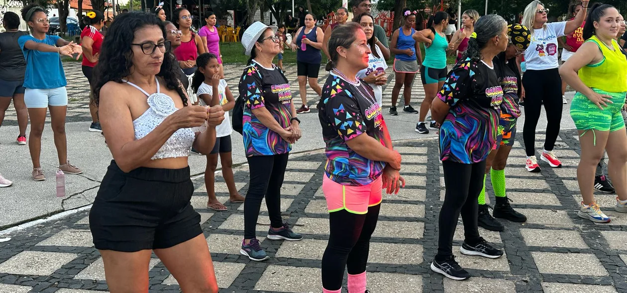 Público em peso na 5ª edição do Ginástica na Praça