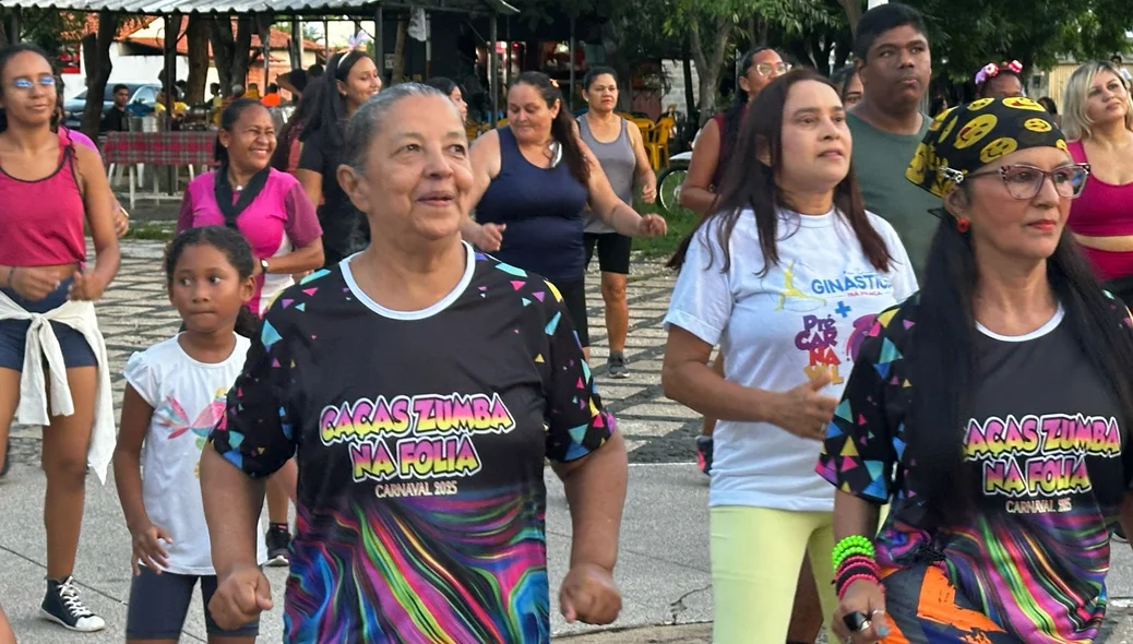 Público na 5ª edição do Ginástica na Praça