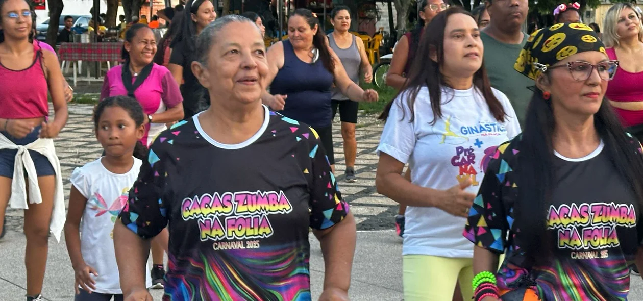 Público na 5ª edição do Ginástica na Praça