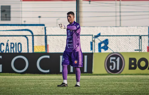 Rodrigo Carvalho, goleiro contratado pelo Piauí