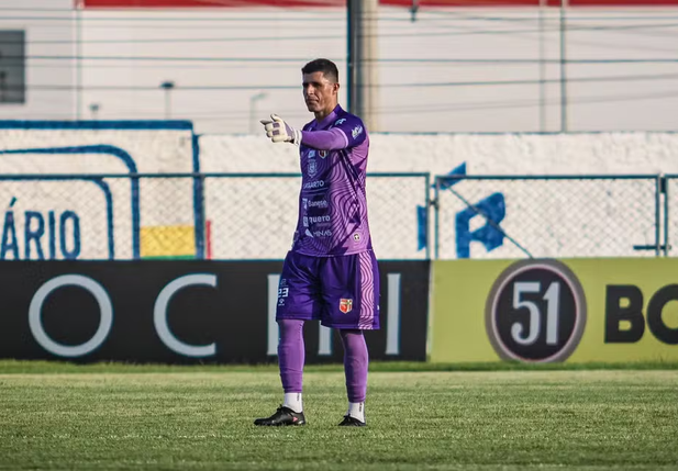 Rodrigo Carvalho, goleiro contratado pelo Piauí