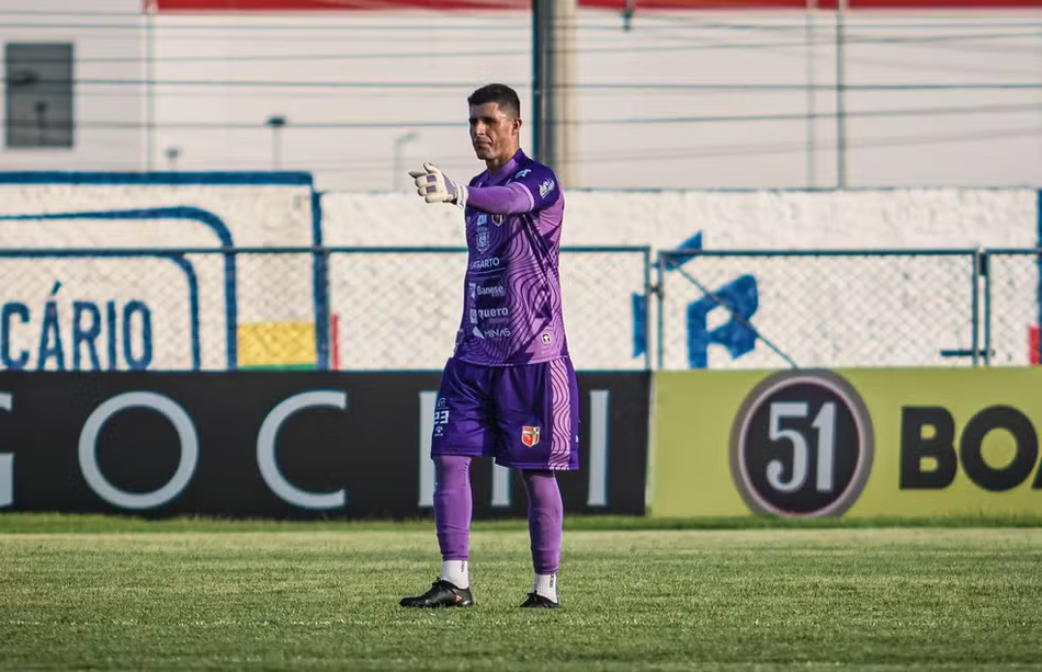 Rodrigo Carvalho, goleiro contratado pelo Piauí