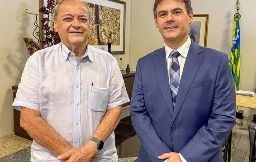 Sílvio Mendes, prefeito de Teresina, e Severo Eulálio, deputado estadual e presidente da Alepi