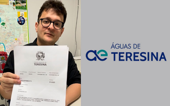 Vereador Petrus Evelyn pede abertura de CPI contra a Águas de Teresina