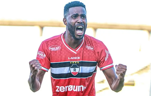 Waldir, autor do gol da vitória do River sobre o Piauí