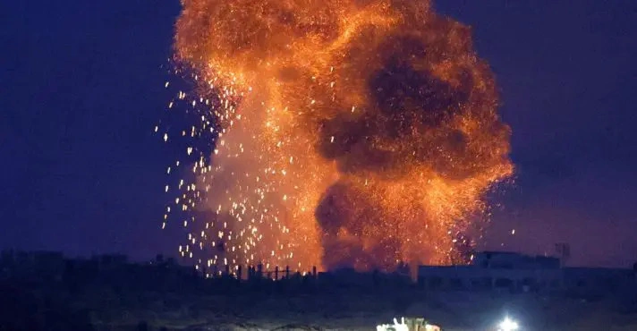 Bombardeio em Gaza