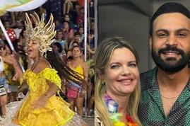 Concurso de escolas de samba agita noite de Carnaval