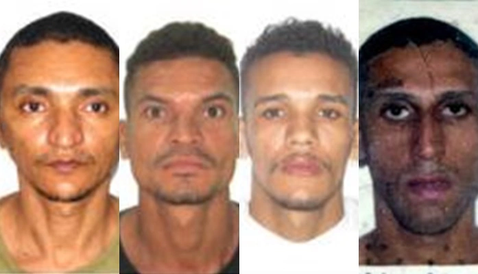 Eldo Rones Sodre Nogueira, Nilson Ferreira Gomes,Jeeferson Lemos Rodrigues e Alexandre Gomes Santana