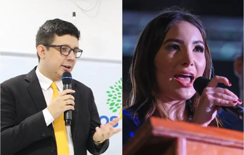 Erlan Bastos e Cristina Soares