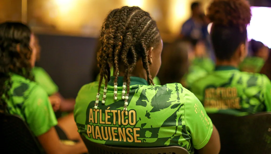 Evento de apresentação da equipe feminina do Atlético-PI