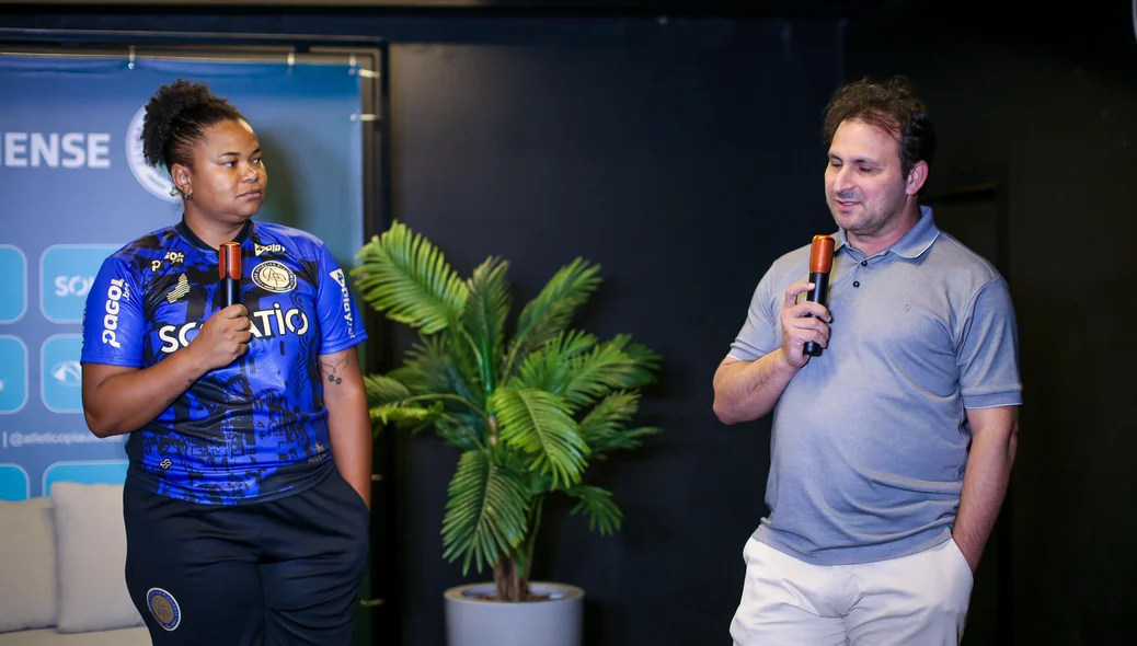 Evento de apresentação do Atlético-PI feminino