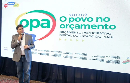 Governador Rafael Fonteles lança o OPA 2025-2026