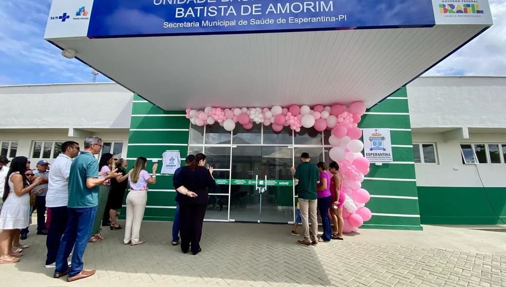 Inauguração da Unidade Básica de Saúde