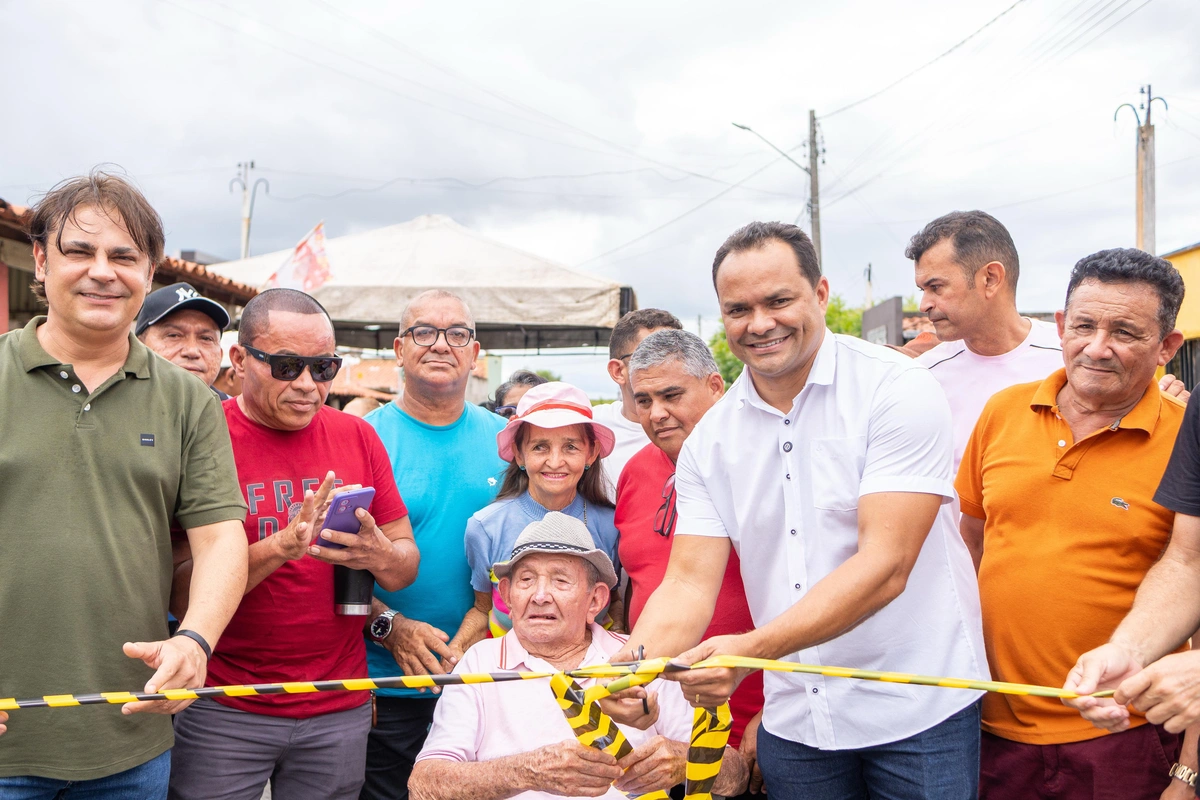 Inauguração de asfalto em José de Freitas