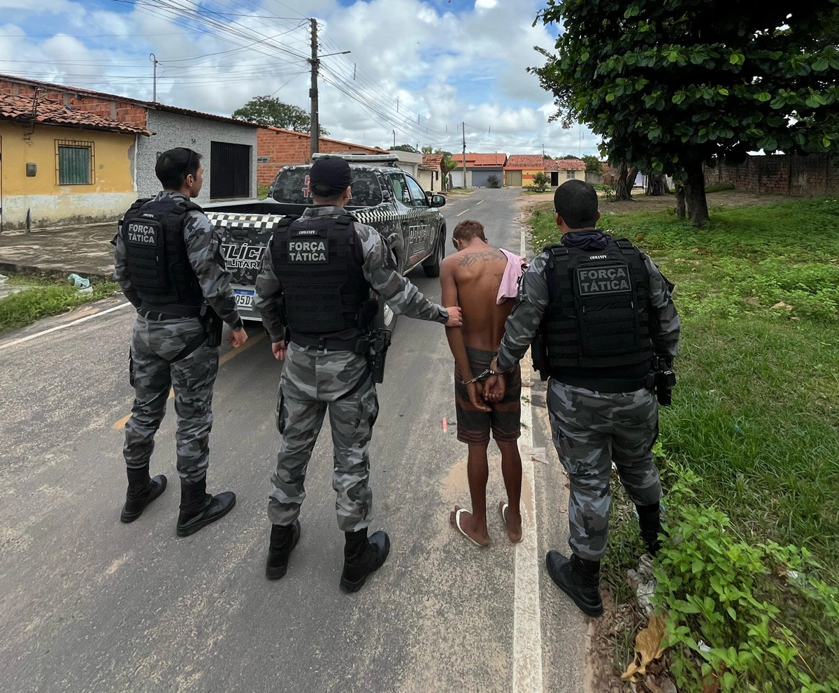 Jorgeano Sales foi preso pela Polícia Militar do Piauí