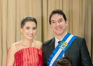 Prefeito Raniletti Macedo e esposa