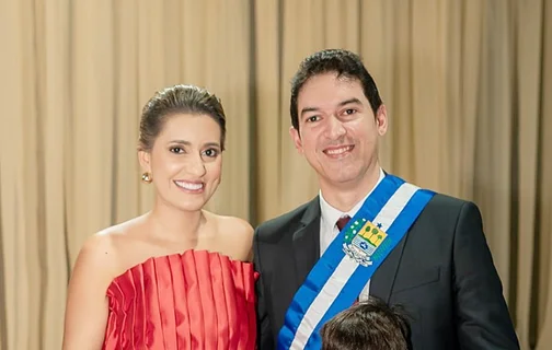 Prefeito Raniletti Macedo e esposa