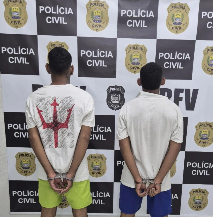 Suspeitos presos pela Polícia Civil