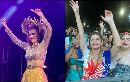 Vanessa da Mata empolga público no 3º dia de Carnaval no Litoral