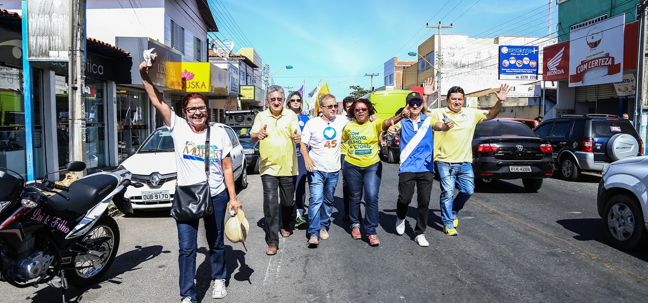 Firmino Filho caminhada Avenida Principal do Parque Piauí 