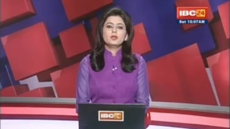 A jornalista Supreet Kaur, após noticiar a morte do marido.