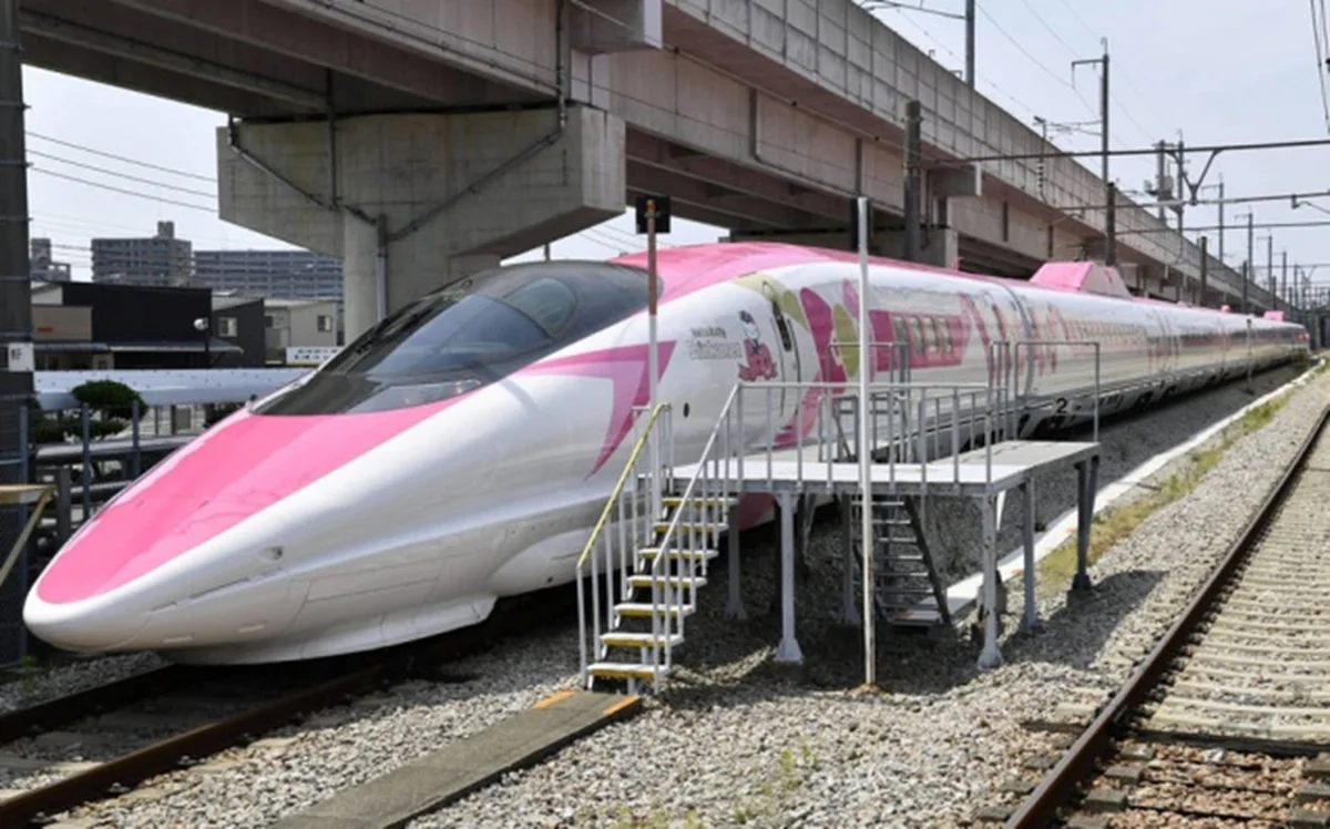 Japão inaugura trem-bala com temática da Hello Kitty - GP1