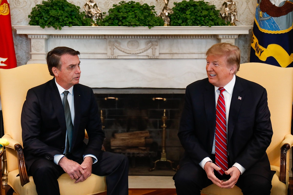 Bolsonaro e Donald Trump